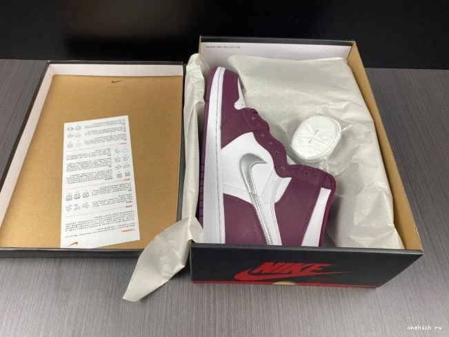 Chep Onekick Air 1 Jordan High OG Bordeaux 555088-611 0722